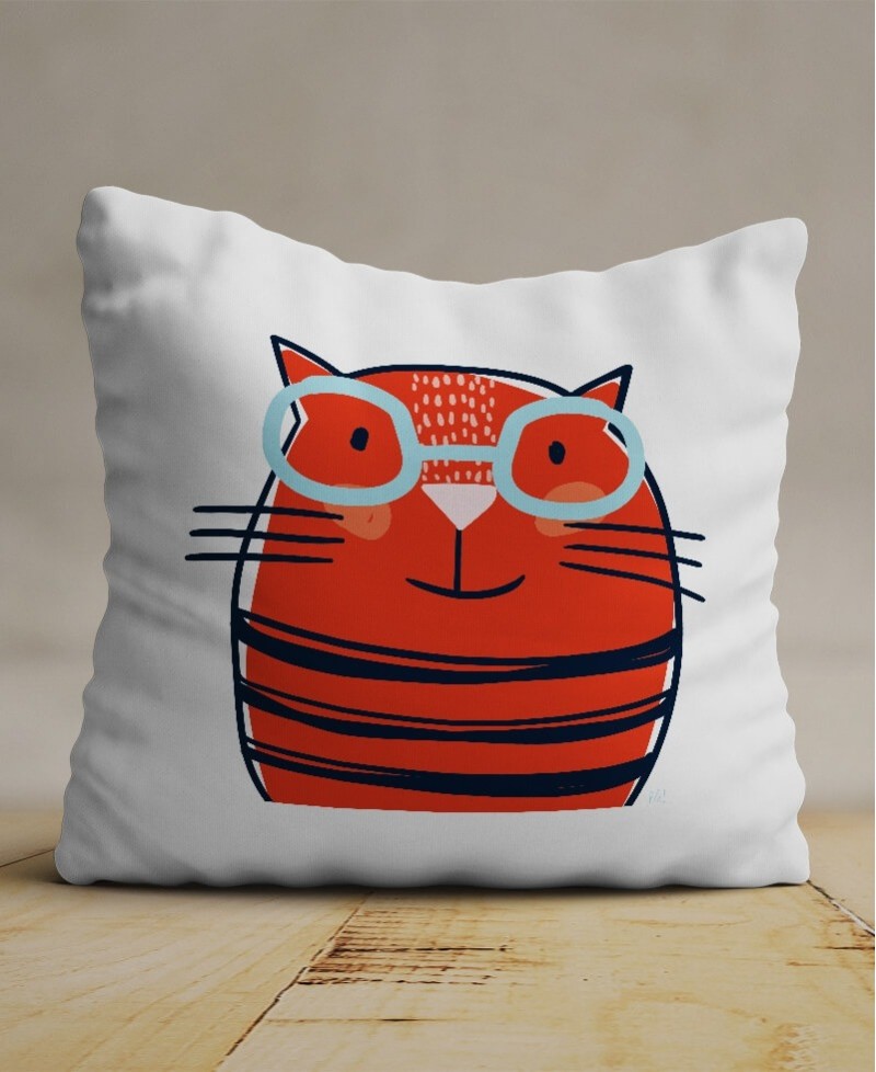 Coussin Chat Intello