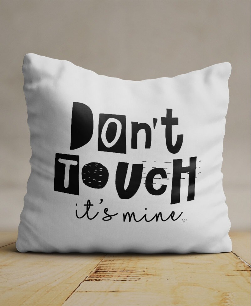 Coussin Don't Touch