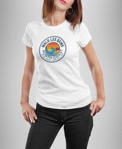 T-shirt Femme Malo les bains seaside