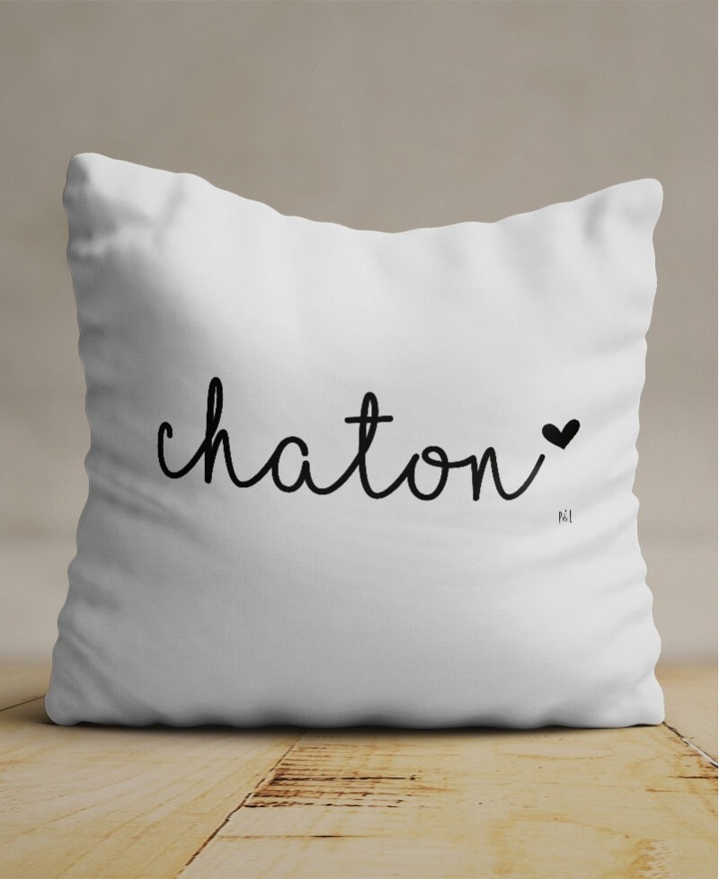 Coussin Chaton