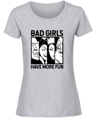 T-shirt Bad Girls Have more Fun- Pilou et Lilou