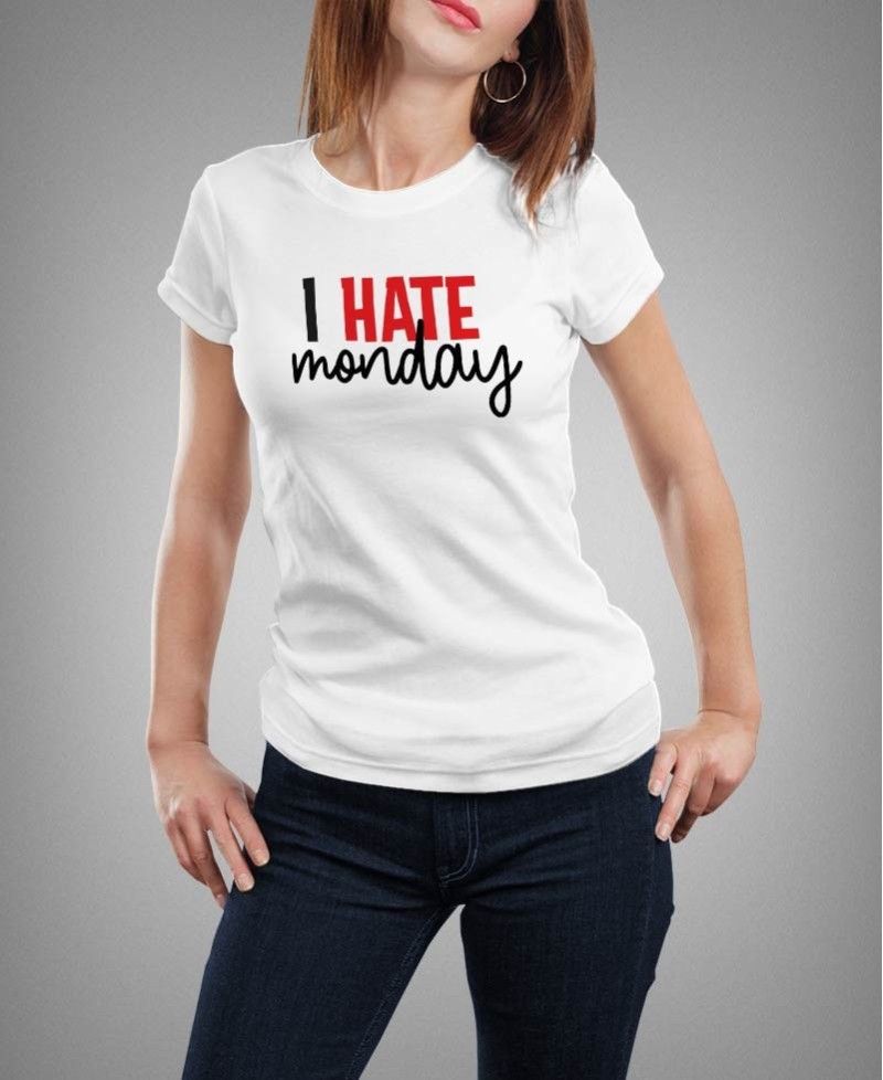 T-shirt femme i hate monday