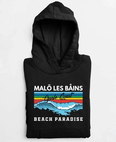 hoodie enfant malo beach opale coast