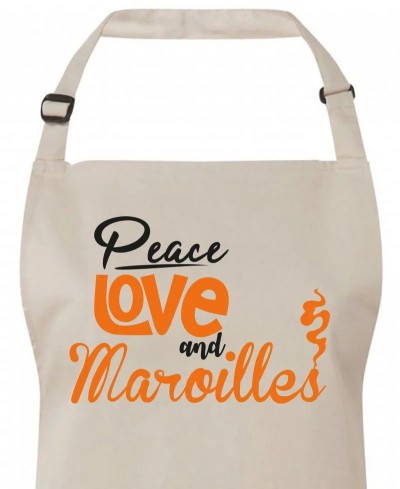 Tablier Peace love maroilles