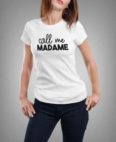 Tshirt femme Call me Madade