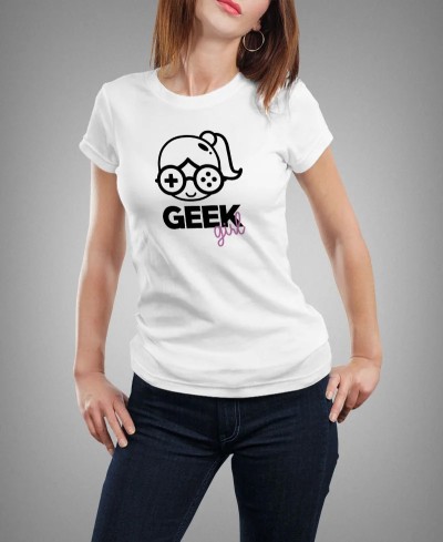 Tshirt femme Geek girl