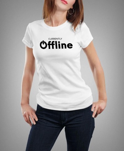 T-shirt femme Offline collection geekette