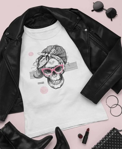 T-shirt femme - Lady Skull