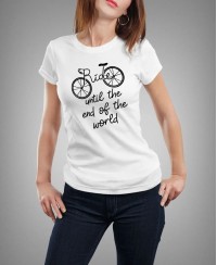 T-shirt femme Ride until the end of the world