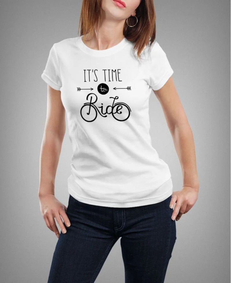 T-shirt femme Time to ride