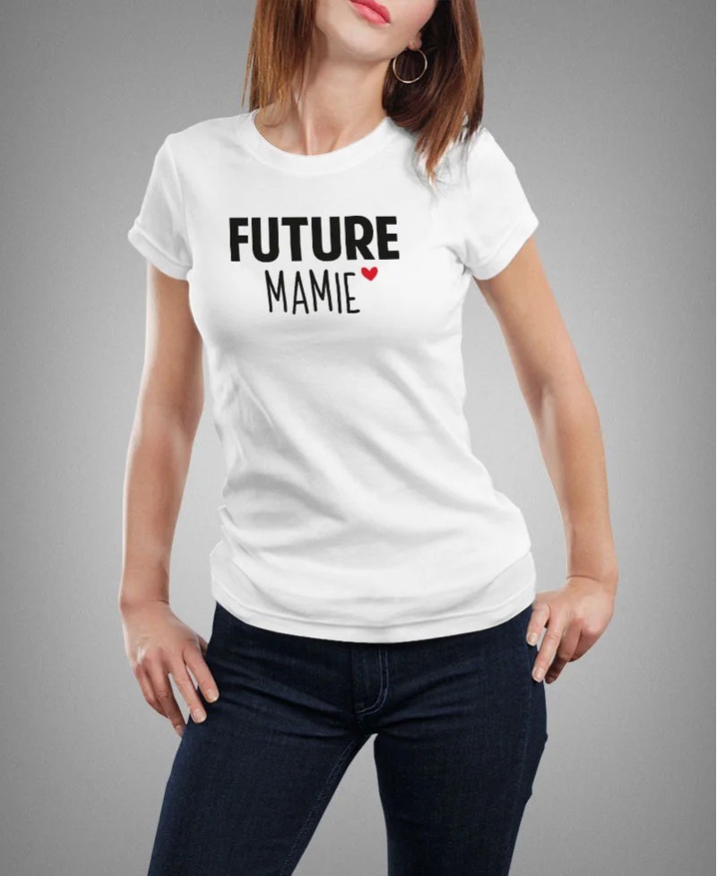 T-shirt femme future mamie