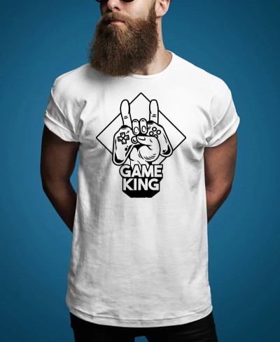 T-shirt homme game king
