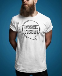 T-shirt Geek time collection geek & game pilou et lilou