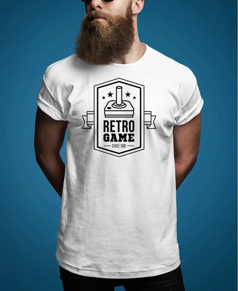 T-shirt retro game collection geek game