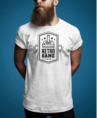 T-shirt retro game collection geek game