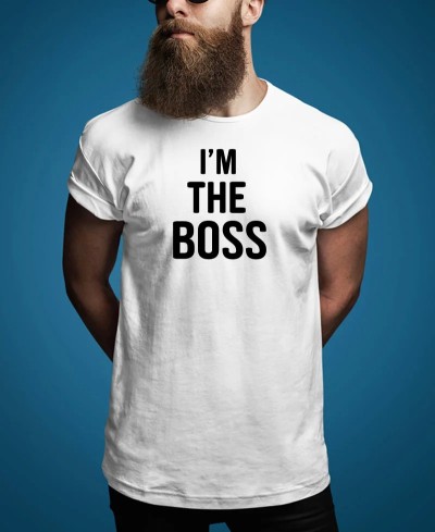 T-shirt i am the boss