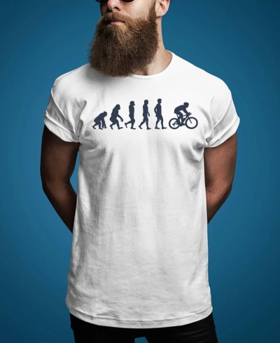 T-shirt Homme vélo lution collection vélo addict