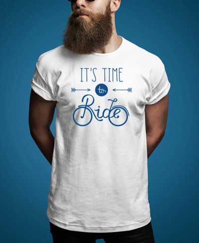 T-shirt It's time to ride