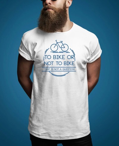 T-shirt to bike or not to bike that is not a question