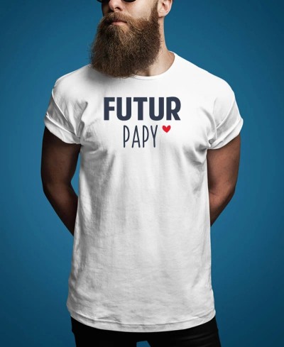 T-shirt futur papy collection famille