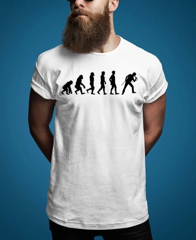 T-shirt Évolution Chanteur collection évolution