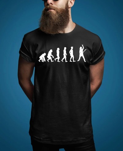 T-shirt Evolution Rock - Metal
