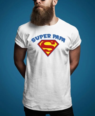 T-shirt Homme Super papa