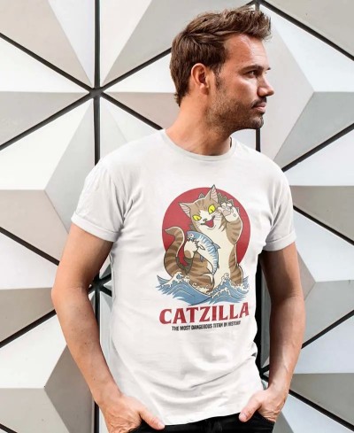 T-shirt catzilla