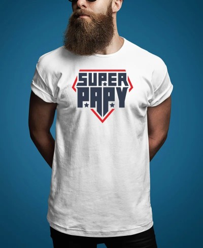 T-shirt Super Papy