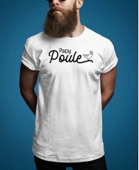 T-shirt homme Papy poule