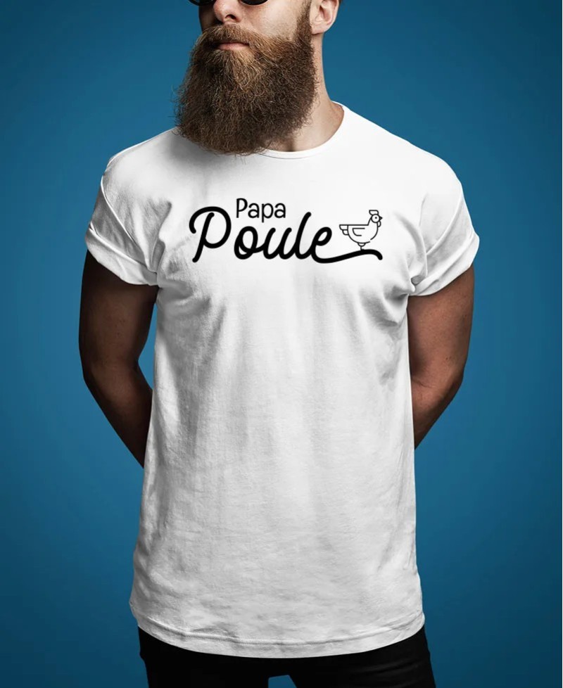 T-shirt Papa Poule