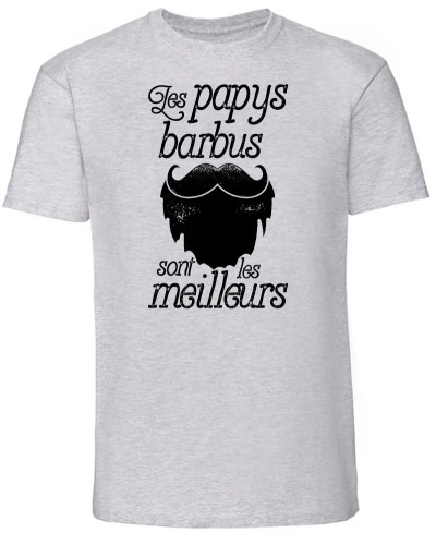 T-shirt Les papys barbus sont les meilleurs