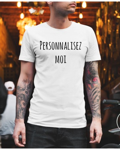 T-shirt Homme à personnaliser - PrintMyDeco - France