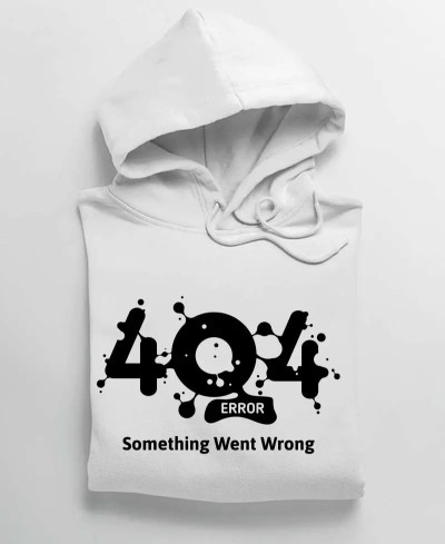 Sweat à capuche erreur 404