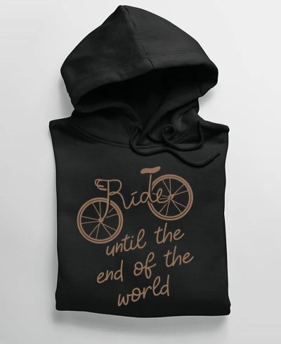 Sweat à capuche Ride until the end of the world