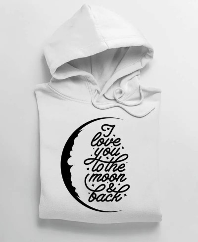 Hoodie Love you to the moon and back