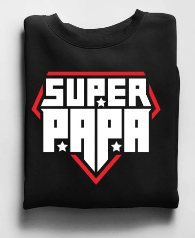 Sweat Super papa collection famille