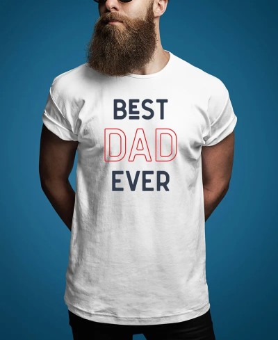 T-shirt homme Best dad ever