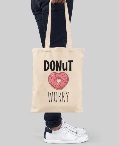 Tote bag donut worry