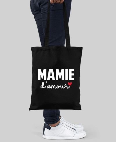 Tote bag mamie d'amour