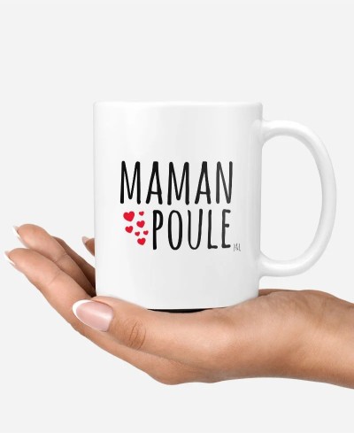Mug Maman poule - Pilou et lilou