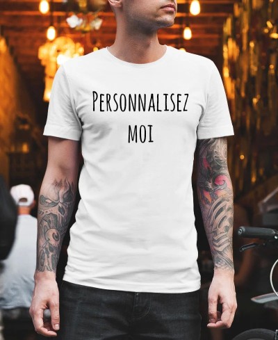 T-shirt homme à personnaliser