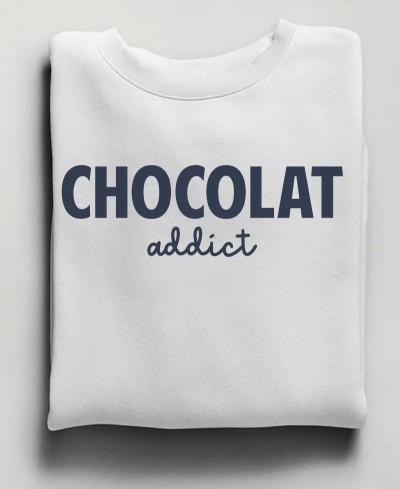 Sweat unisexe chocolat addict