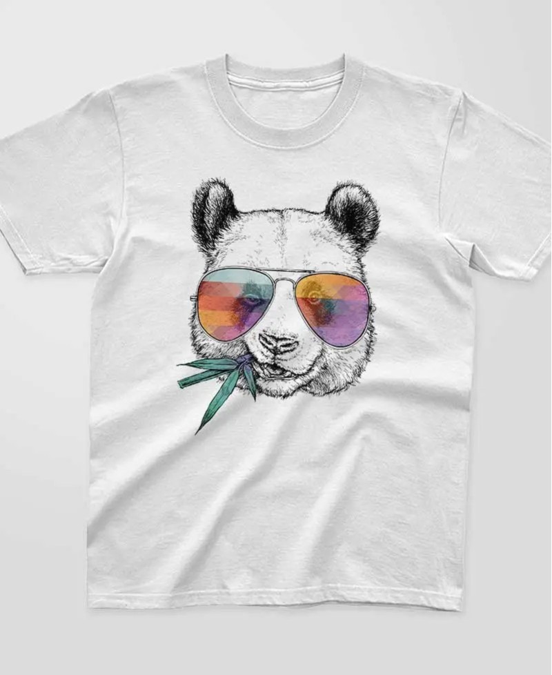 T-shirt enfant - Panda swag - Pilou et Lilou