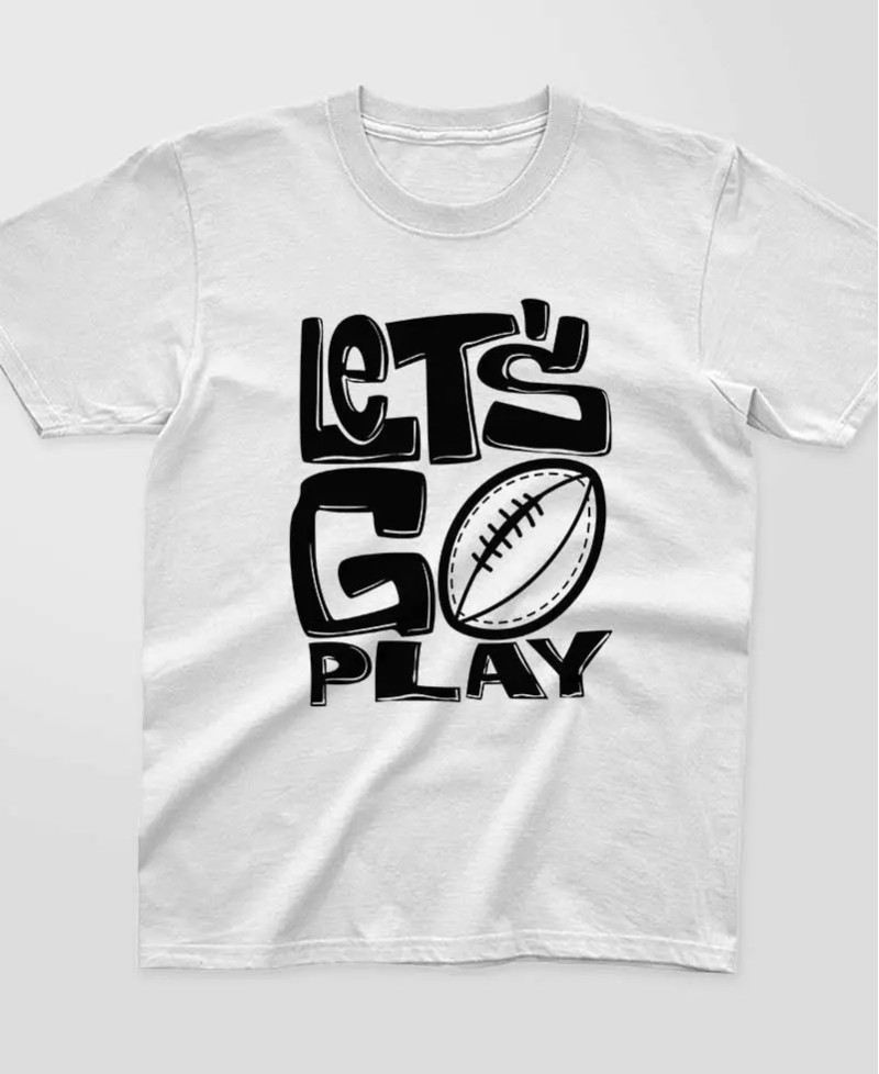 T-shirt enfant Let's go play rugby - Pilou et Lilou