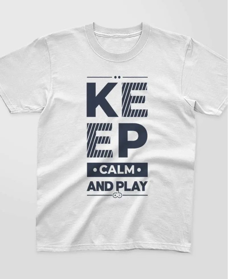 T-shirt enfant Keep calm and play