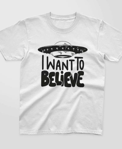 T-shirt enfant I want to believe