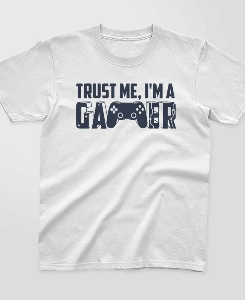 T-shirt enfant Trust me i'am a gamer | Pilou et lilou