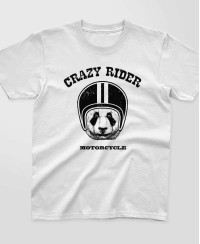 T-shirt enfant Crazy rider panda