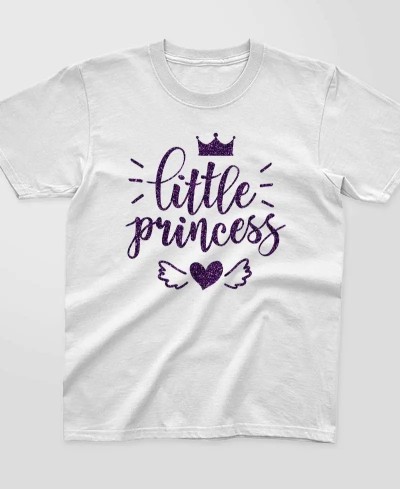 T-shirt Enfant à paillettes - Little Princess